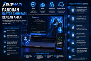 ZEUSMAIN: Panduan Daftar Akun Baru dengan Aman