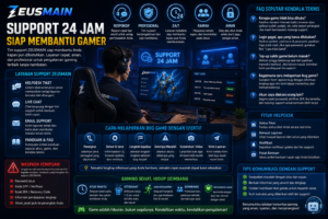 ZEUSMAIN: Panduan Support 24 Jam untuk Gamer